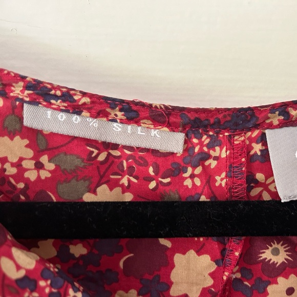 Vintage 100% Silk Sleeveless Floral Blouse - Women’s Small Old Navy collection - Picture 6 of 6